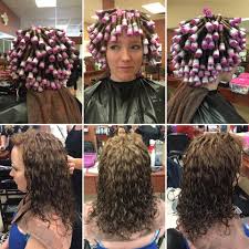 Spiral Perm Wrap And Results From Different Angles Permed Hairstyles Spiral Perm Body Wave Perm