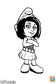 Give Color To Vexy From The Naughties Of The Smurfs 2 Vexy Thesmurfs2 Coloringpages Tatuagem