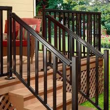 Image Result For Home Depot Black Vinyl Railings For Front Porch Railings Outdoor Outdoor Stair Railing Porch Railing Kits