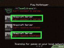 I restarted my minecraft, but that didn't work and they told me to . How To Fix Can T Connect To Server In Minecraft 13 Steps
