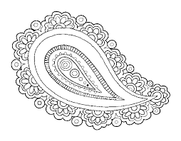 Coloring Page Mandala Teardrop To Color Online Coloringcrew Com Teardrop Tattoo Mandala Coloring Pages Paisley Tattoos