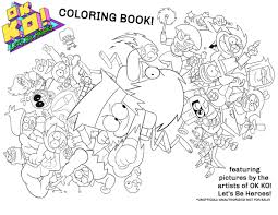 Topcoloringpages.net is the ultimate place for every coloring fan withmore than 3000 great quality, printable, and completely free coloring pages for children and their parents. Ianjq On Twitter Presenting The Unauthorized Ok Ko Coloring Book 64 Pages Of Coloring Fun From The Show S Best Line Art Throughout The Series Download Print Using 8 5x11 Paper For The Young