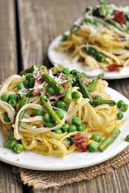 Spring Carbonara Recipe Pea Recipes Healthy Dinner Recipes Easy Easy Dinner Recipes