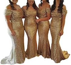 Discount taken at register in store. Amazon Com Gold Sequin Bridesmaid Dress