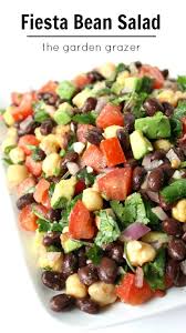 The Garden Grazer Fiesta Bean Salad Whole Food Recipes Bean Recipes Recipes