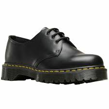 Super durable, with a smooth finish polished to a high shine. Dr Martens 1461 Bex 3 Eyelet Black Womens Leather Casual Lace Up Shoes For Sale Online