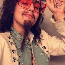 Men's Brown Leather Pea Coat Jacket