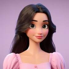 Curly Cartoon Character