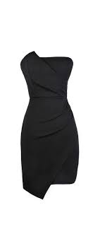 Lily Boutique Little Black Dress Black Cocktail Dress Black Strapless Dress Black Origami Dress Lily Boutique Fashion Black Cocktail Dress Clothes