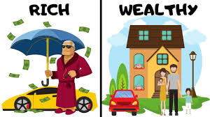 Image result for rich vs wealth
