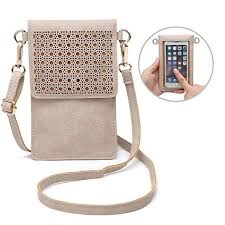 Seosto Small Crossbody Bag Cell Phone Purse Wallet With 2 Shoulder Strap Handbag For Women Girls Beige Handbag Straps Small Crossbody Bag Phone Purse