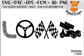 Animal paw animal tracks animal footprint by seaquintdesign. Sprint Car Racing Race Track Love Svg 885888 Cut Files Design Bundles