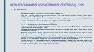 Full range of akta fplc spares and maintenance kits. Keperluan Keselamatan Dan Kesihatan Pekerjaan Ppt Download