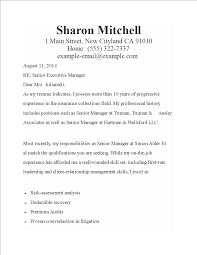 Gestiona múltiples cv · impresiona al empleador Kostenloses Senior Executive Cover Letter