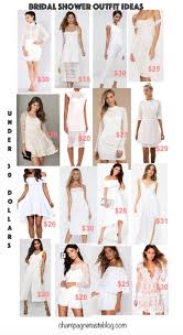 Little White Dresses Under 30 Bridal Outfits Bridal Jumpsuit Bridal Shower Outfit