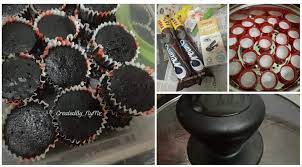 Mencari resepi kek cawan kukus? Resepi Mini Chocolate Cupcake 2 Bahan Sedap Moist Bajet Tak Sampai Rm10