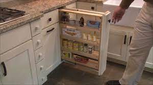 Convert any kitchen base cabinet into a diy pull out trash can. Kitchen Cabinet Pull Out Storage Organizer By Cliqstudios Com Youtube