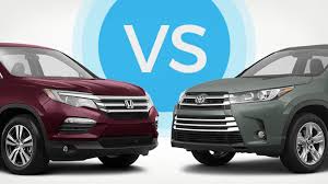 Find used cars toyota suvs at aaa auto export. Honda Pilot Vs Toyota Highlander Carmax