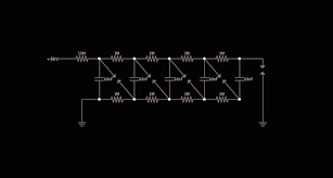 The schematic illustrates an n=1 marx, in which the voltage across all switches as they close in sequence is equal to the charging voltage. 12v 180kv A Battery Powered Marx Generator And Introduction To Electronics 7 Steps With Pictures Instructables