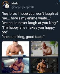 She Cute King Buff Guys Typing On Laptops Why Yes How Could You Tell Know Your Meme