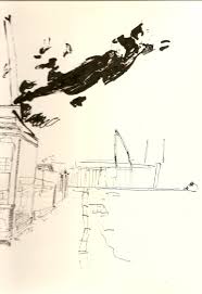 The Flight Of Icarus (Yves Klein) Drawing by Ita Xavier 