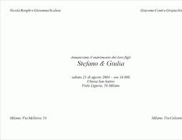 Cosa scrivere nelle partecipazioni di matrimonio. Partecipazione A Matrimonio