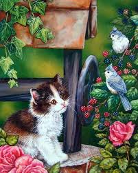 Pin By Ayten Yucel On Mix J Animal Paintings Animal Illustration Art Cat Art