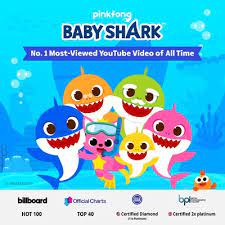 Kids dance along to baby shark ft luis fonsi baby shark song. Baby Shark Swims To The Top Of Youtube