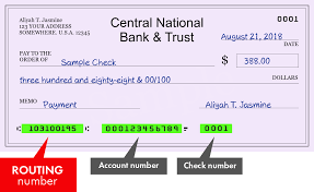 Does chime have a routing number. 103100195 Routing Number Of Central National Bank Trust In Enid