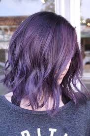 35 Stunning Shoulder Length Bob Ideas For Every Woman Dark Purple Hair Hair Color Purple Hair Lengths