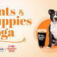Pints and Puppies Yoga at Warped Wing