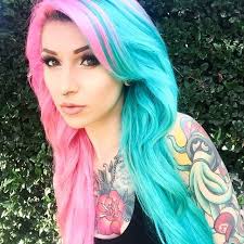 Colorful Hair Cotton Candy Hair Candy Hair Hair Styles
