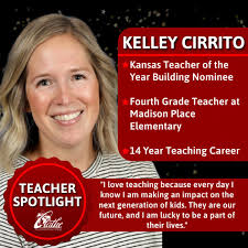 Each of our schools had the opportunity to nominate an educator for our  district's nomination for Kansas Teacher of the Year and Emporia State  University Master Teacher. These individuals are outstanding representatives