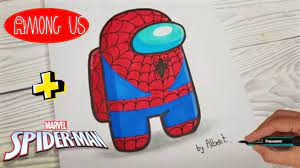 Aici găsiți ⭐ planșe și desene cu spiderman de colorat pentru copii. Desenez Si Colorez Among Us Spiderman Youtube