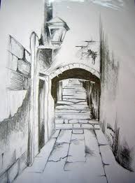 How to draw a landscape. 35 Dumbfounding Best Pencil Sketch Drawings To Practice Landscape Pencil Drawings Landscape Drawings Landscape Sketch