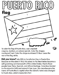 Coloring download cuba flag page in pages creativemove. Puerto Rico Coloring Page Crayola Com