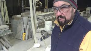 Travertine crack repairs in Bristol & Somerset