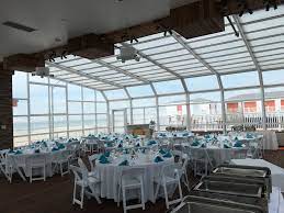 Roll A Cover S Retractable Enclosure At Sunny Atlantic Beach Club In Howard Beach Ny Atlantic Beach Beach Club Howard Beach