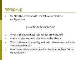 If you don't have a chart, you can still find the electron configuration. Electron Configurations Ppt Download