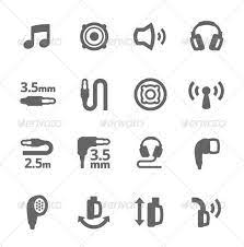Simple Set Of Headphones Related Vector Icons For Your Design Icon Design Inspiration Icon Icon Design