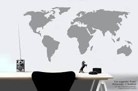 Mapa mundial, mapa del mundo, mapamundi. Adesivo Decorativo Para Parede Vidro Mapa Mundi Mundo Paises No Elo7 Cassia Adesivos E63d20