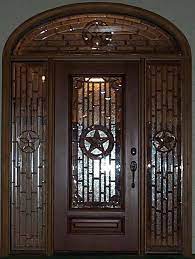 Neches, texas january 09 i just wanted to let you know that my valencia front doors and transom are beyond beautiful. Hand Made Texas Doors By Stained Arts Studio Custommade Com Texas Decor Beveled Glass Doors Beautiful Doors