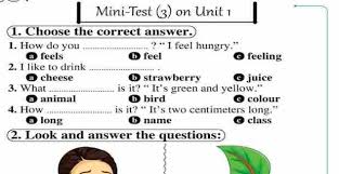 امتحان على اول وحدتين فى Connect 3 الجديد للصف الثالث الابتدائي ترم أول 2021 First Grade Math Worksheets How Are You Feeling Special Education Behavior