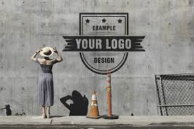 See more ideas about logo mockup, mockup, wall logo. Logo On A Building Wall Mockup Template Mediamodifier