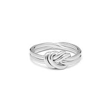 Lover S Knot Silver Ring