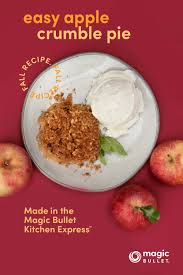 Apple Crumble Pie Recipe Nutribullet Recipe In 2020 Apple Crumble Easy Apple Crumble Apple Crumble Pie
