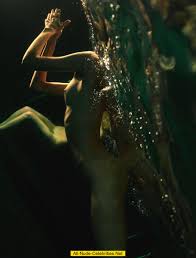 Claire Guena wet & fully nude for Lui magazine