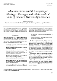 Download pearce robinson strategic management for free. Pdf Macroenvironmental Analysis For Strategic Management Stakeholders View Of Ghana S University Libraries Tri Nguyen Academia Edu
