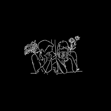 Aesthetic Pinterest Line Art Black And White Wallpaper Login On Twitter In 2020 Black Aesthetic Wallpaper Line Art Drawings Dark Wallpaper