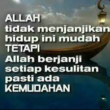 Bergembiralah dan yakinkanlah dalam benak dan hati kita yang paling dalam kehidupan yang serba mudah akan dengan cepat berbalik arah menuju kesusahan dan keterpurukan. Buyung Indra Di Setiap Kesulitan Pasti Ada Kemudahan Facebook